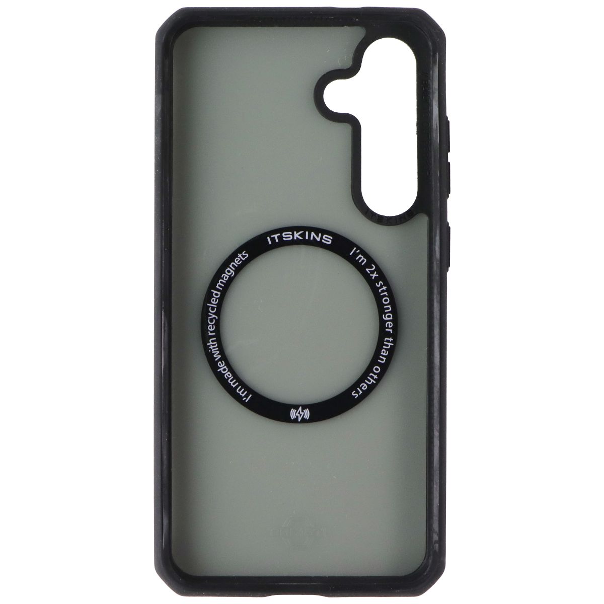ITSKINS Hybrid_R // Frost Magnetic Case for Samsung Galaxy S24+ (Plus) - Black
