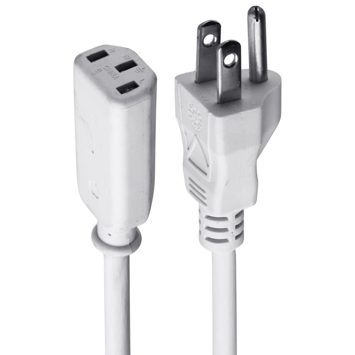 Volex 3 Prong (13A/125V) Power Cable - Off White (PS204/APC13 SM) Multipurpose Batteries & Power - Multipurpose AC to DC Adapters Volex - Simple Cell Bulk Wholesale Pricing - USA Seller