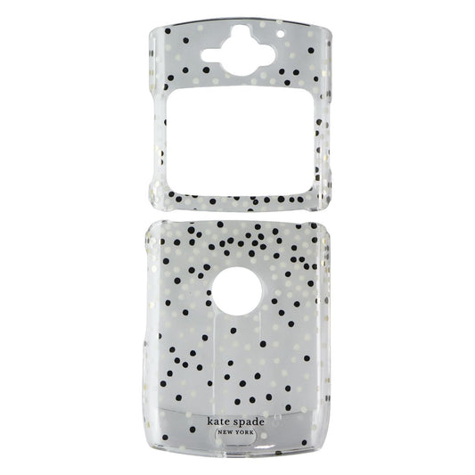 Kate Spade Protective Hardshell Case for Motorola Razr (2019) - Clear/Disco Dots Cell Phone - Cases, Covers & Skins Kate Spade - Simple Cell Bulk Wholesale Pricing - USA Seller