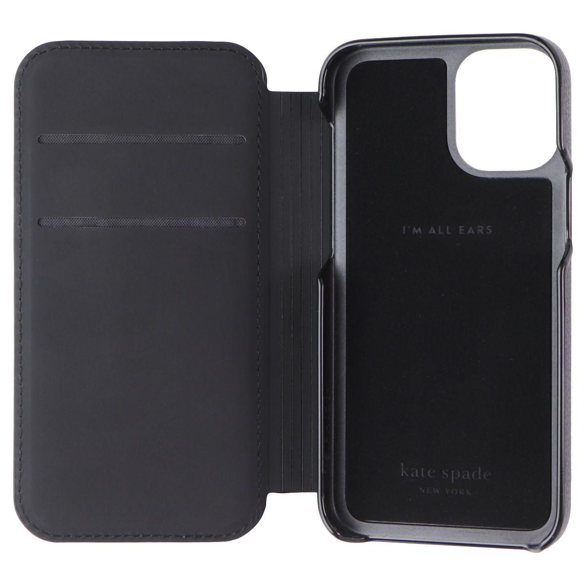 Kate Spade New York Wrap Folio Case for iPhone 12 mini - Black