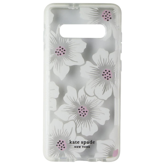 Kate Spade Defensive Hardshell Case for Galaxy (S10+) - Hollyhock Cream / Clear Cell Phone - Cases, Covers & Skins Kate Spade - Simple Cell Bulk Wholesale Pricing - USA Seller
