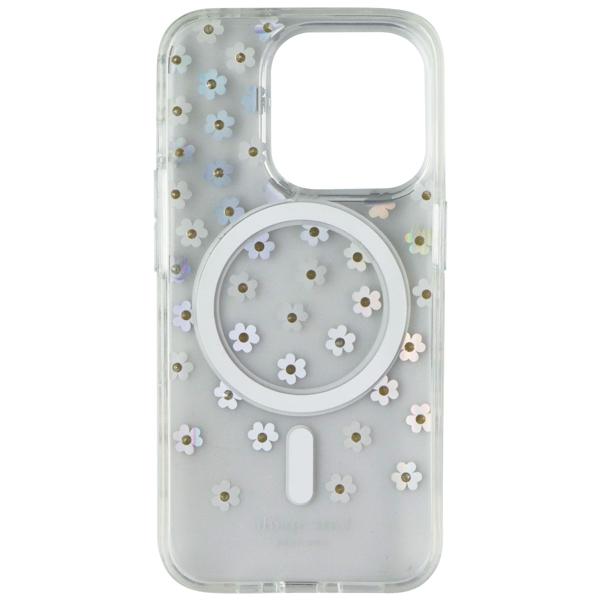 Kate Spade Protective Case for MagSafe for iPhone 15 Pro - Scattered Flowers Cell Phone - Cases, Covers & Skins Kate Spade - Simple Cell Bulk Wholesale Pricing - USA Seller