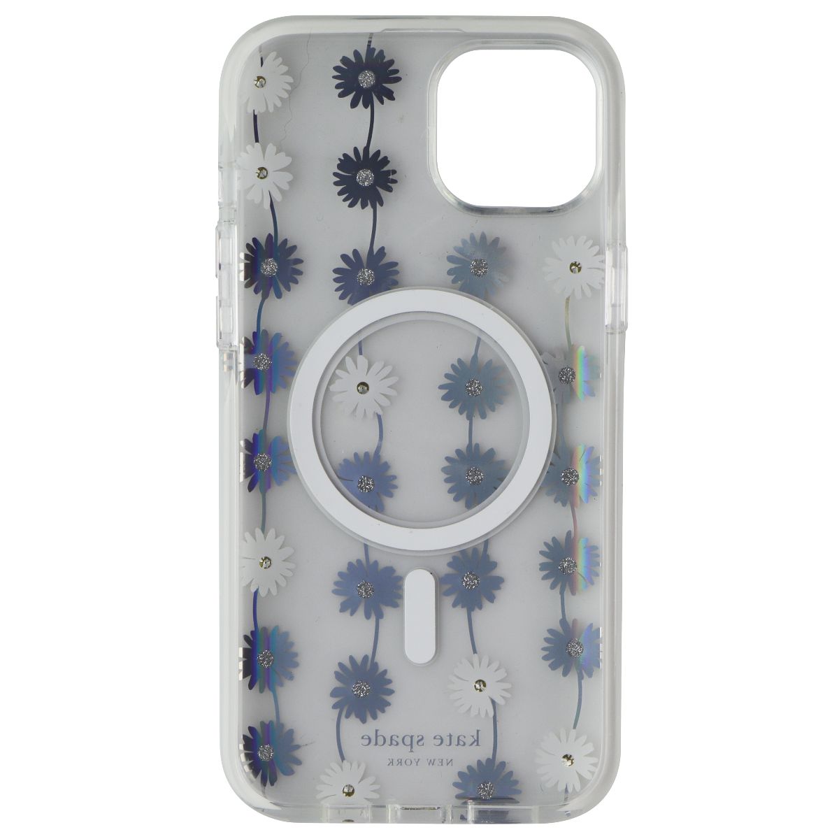 Kate Spade Case for MagSafe for Apple iPhone 15 Plus - Daisy Chain Iridescent Cell Phone - Cases, Covers & Skins Kate Spade New York - Simple Cell Bulk Wholesale Pricing - USA Seller