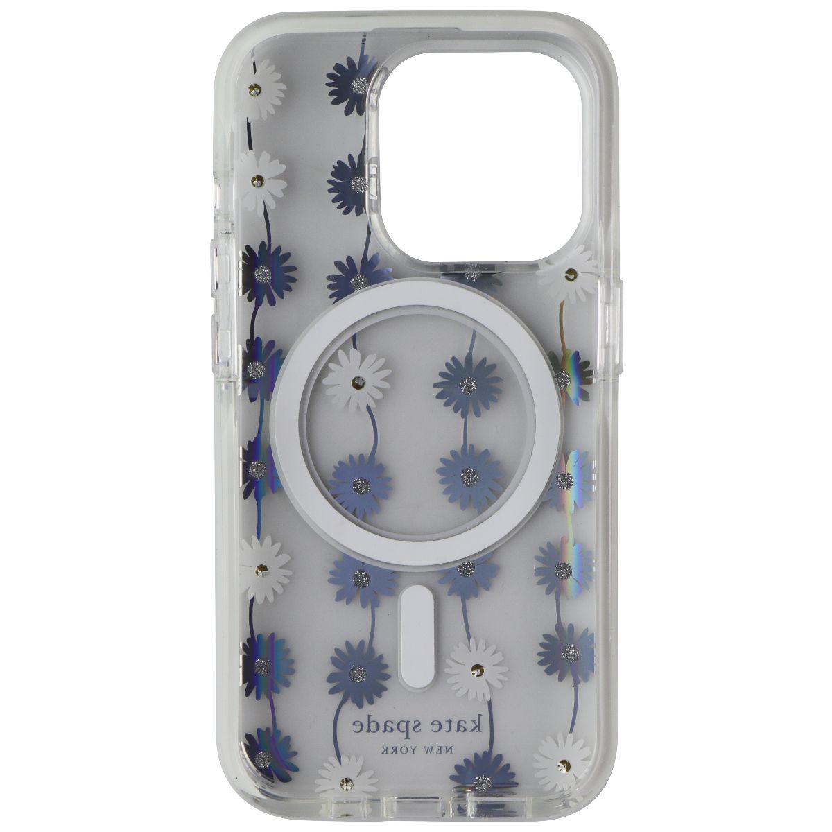 Kate Spade Case for MagSafe for Apple iPhone 15 Pro - Daisy Chain Iridescent Cell Phone - Cases, Covers & Skins Kate Spade New York - Simple Cell Bulk Wholesale Pricing - USA Seller