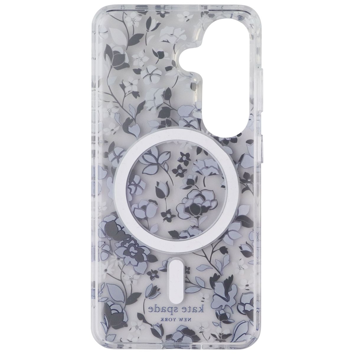 Kate Spade Case for MagSafe for Samsung Galaxy S26 - Flowerbed Blue Gems
