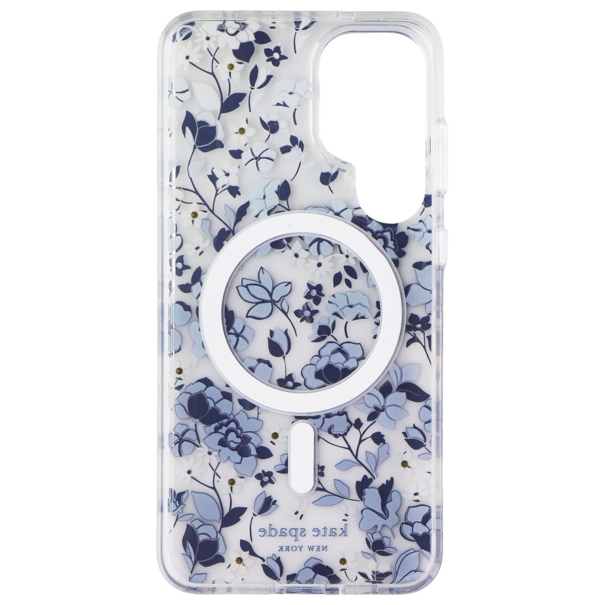 Kate Spade Protective Case (Magnetic) for Galaxy S25 Plus - Flowerbed Blue Gems Cell Phone - Cases, Covers & Skins Kate Spade - Simple Cell Bulk Wholesale Pricing - USA Seller