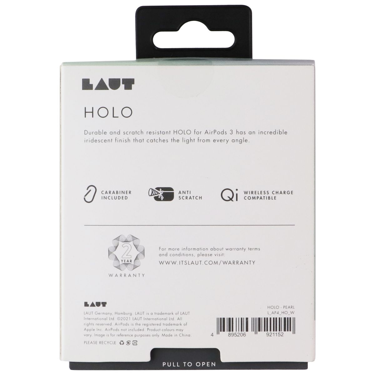 Laut Holo Series Case for Apple AirPods 3 - Pearl