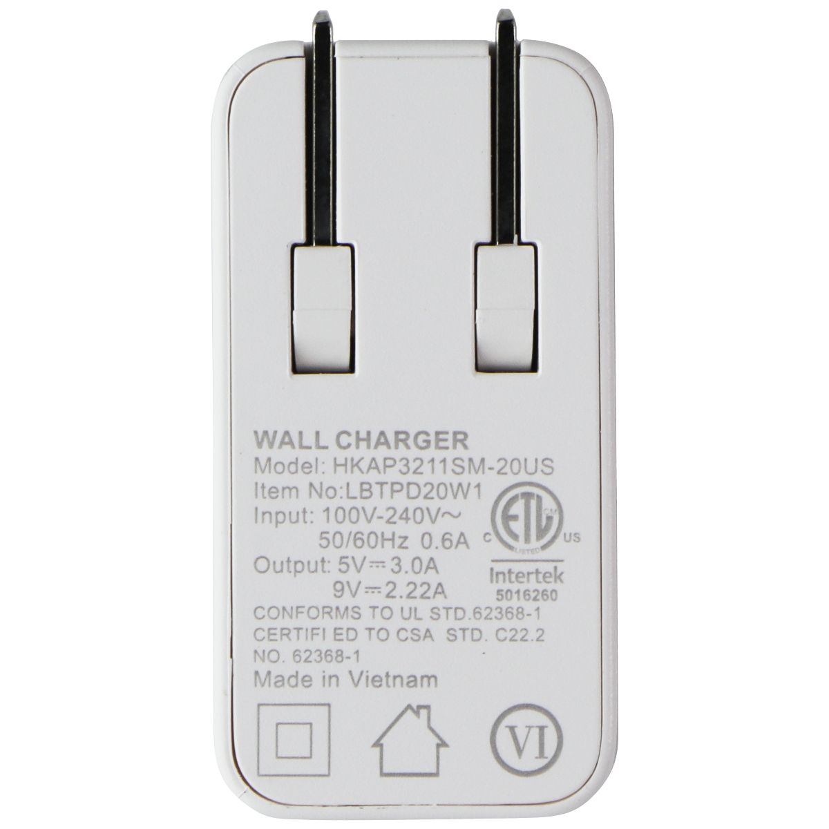 LBT (20-Watt) Ultra Fast PD Wall Charger & 5-Ft USB-C to USB-C Cable Cell Phone - Cables & Adapters LBT - Simple Cell Bulk Wholesale Pricing - USA Seller