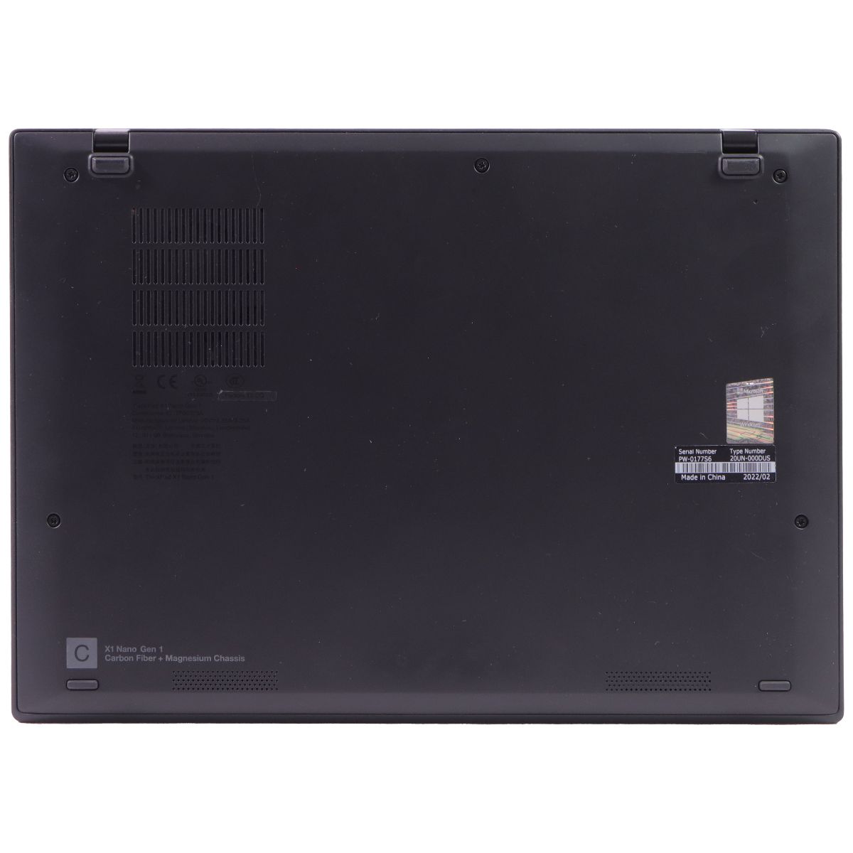 Lenovo ThinkPad X1 Nano Gen 1 (13-in) 2K Laptop (20UN) i5-1130/256GB/16GB/11 Pro Laptops - PC Laptops & Netbooks Lenovo - Simple Cell Bulk Wholesale Pricing - USA Seller