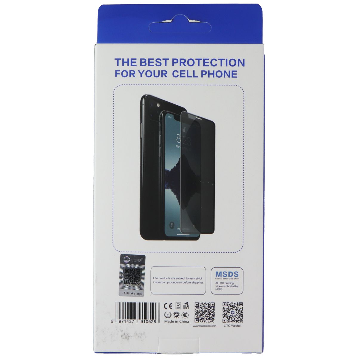 LITO D+ Privacy Glass Screen Protector for iPhone 12 and 12 Pro - Privacy 2 Pack