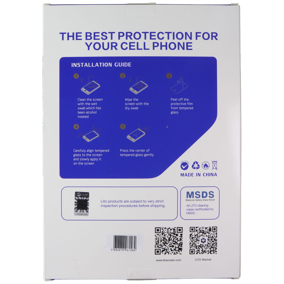 LITO 9H Tempered Glass Screen Protector (10 Pack) for iPad Air 4th Gen 10.9