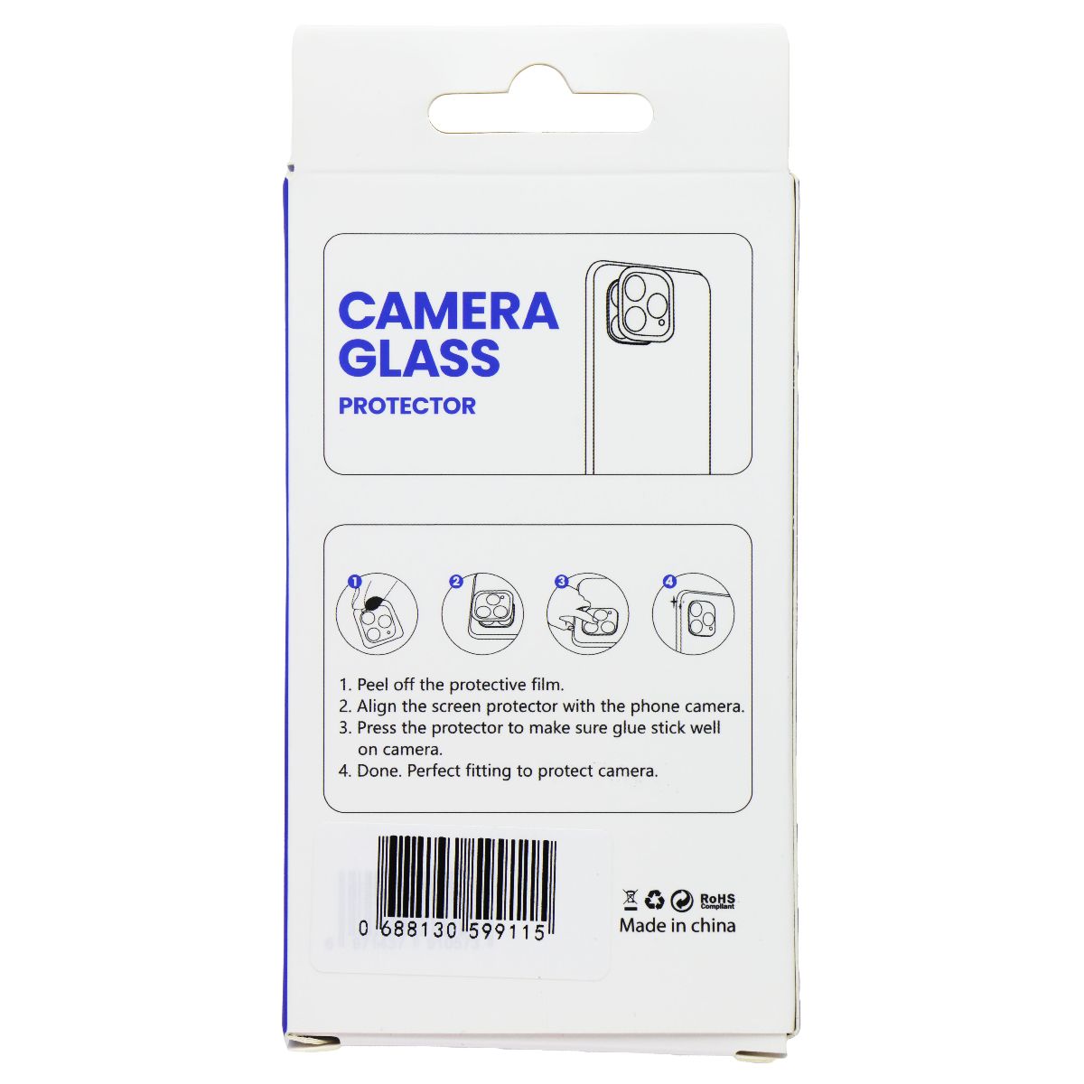 LITO S+ Camera Glass Protector for Samsung Galaxy S21 Plus Cell Phone - Screen Protectors LITO - Simple Cell Bulk Wholesale Pricing - USA Seller