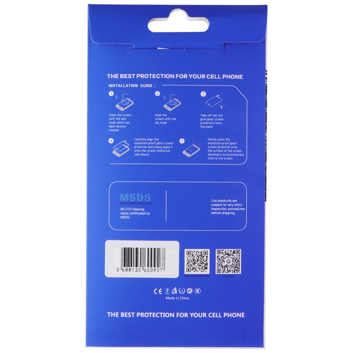 LITO 2.5D Full Glue Tempered Glass Screen Protector for Motorola Moto G62 5G Cell Phone - Screen Protectors LITO - Simple Cell Bulk Wholesale Pricing - USA Seller