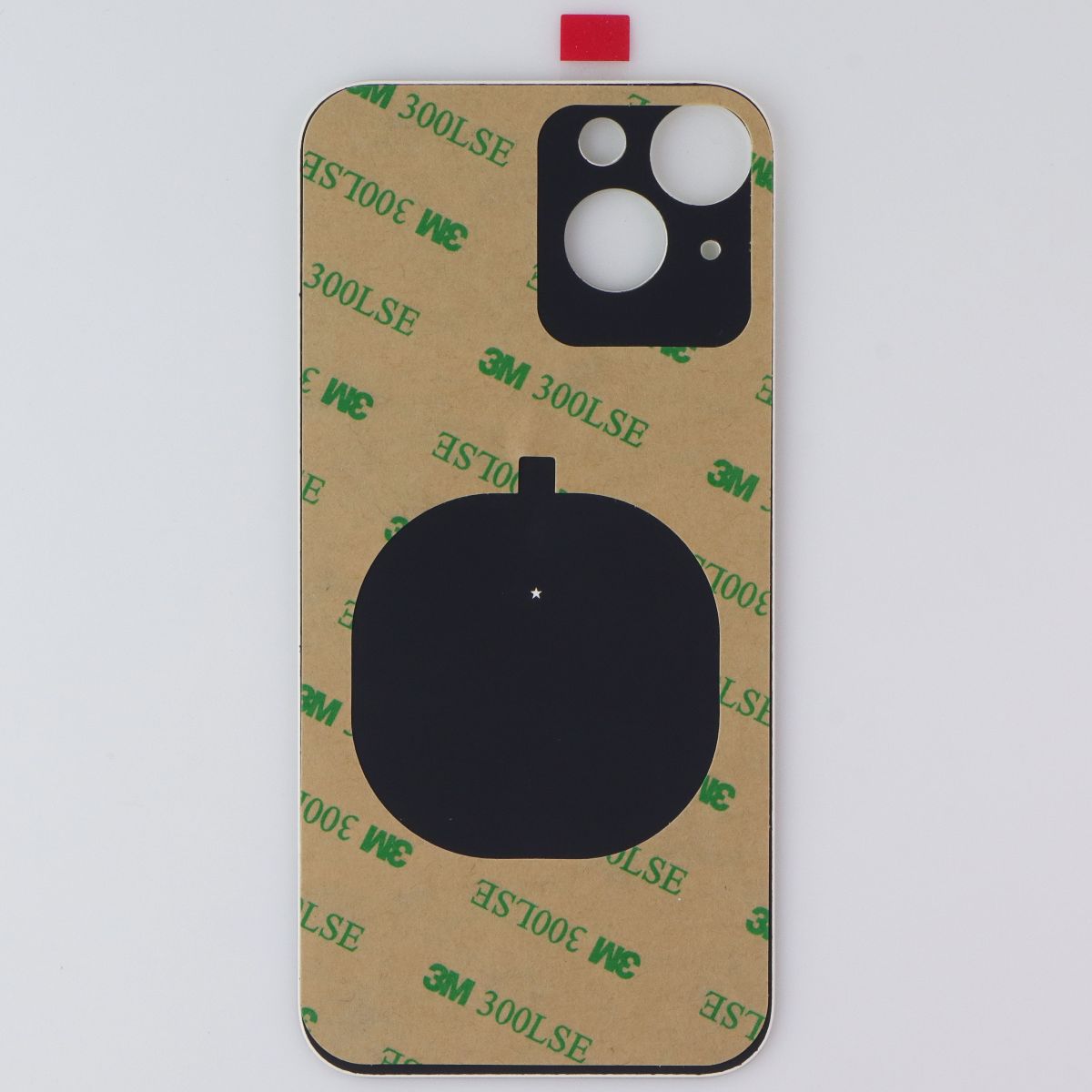 Repair Part - Back Glass Panel for Apple iPhone 13 - Starlight with Logo Cell Phone - Replacement Parts & Tools Apple - Simple Cell Bulk Wholesale Pricing - USA Seller