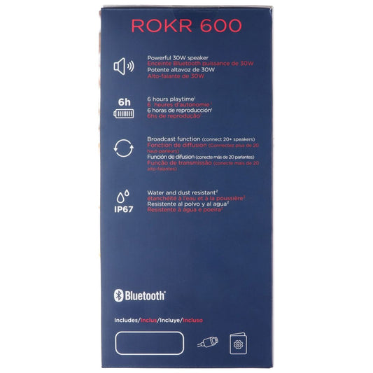 Motorola Sound ROKR 600 30W IP67 Wireless Portable Speaker - Red iPod, Audio Player Accessories - Audio Docks & Mini Speakers Motorola - Simple Cell Bulk Wholesale Pricing - USA Seller