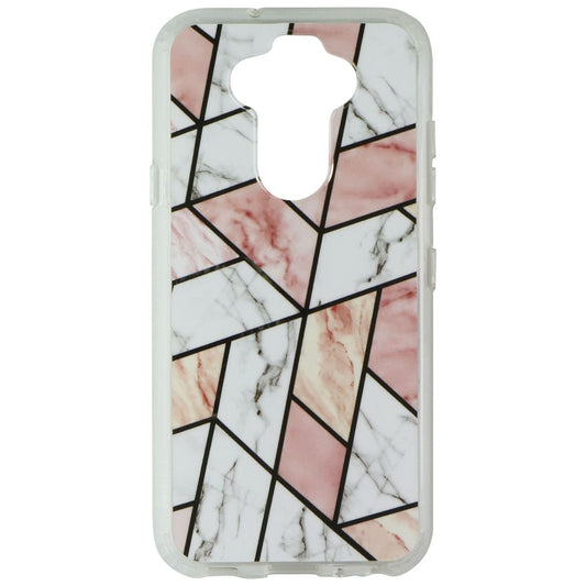 MyBat Premium Hybrid Case for LG K31 / Aristo 5 / Fortune 3 - White/Pink Marble Cell Phone - Cases, Covers & Skins MyBat - Simple Cell Bulk Wholesale Pricing - USA Seller