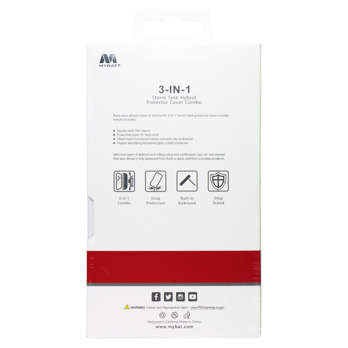 MyBat 3-in-1 Storm Tank Case for LG K40 / Harmony 3 - Blue/Black Cell Phone - Cases, Covers & Skins MyBat - Simple Cell Bulk Wholesale Pricing - USA Seller