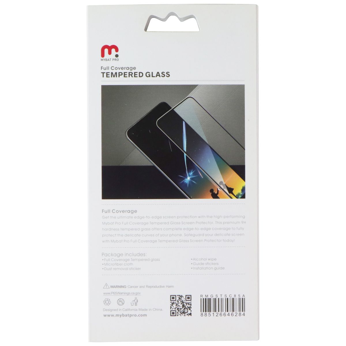 MyBat Pro Full Coverage Tempered Glass for Motorola Moto G Stylus (2020) Cell Phone - Screen Protectors MyBat Pro - Simple Cell Bulk Wholesale Pricing - USA Seller