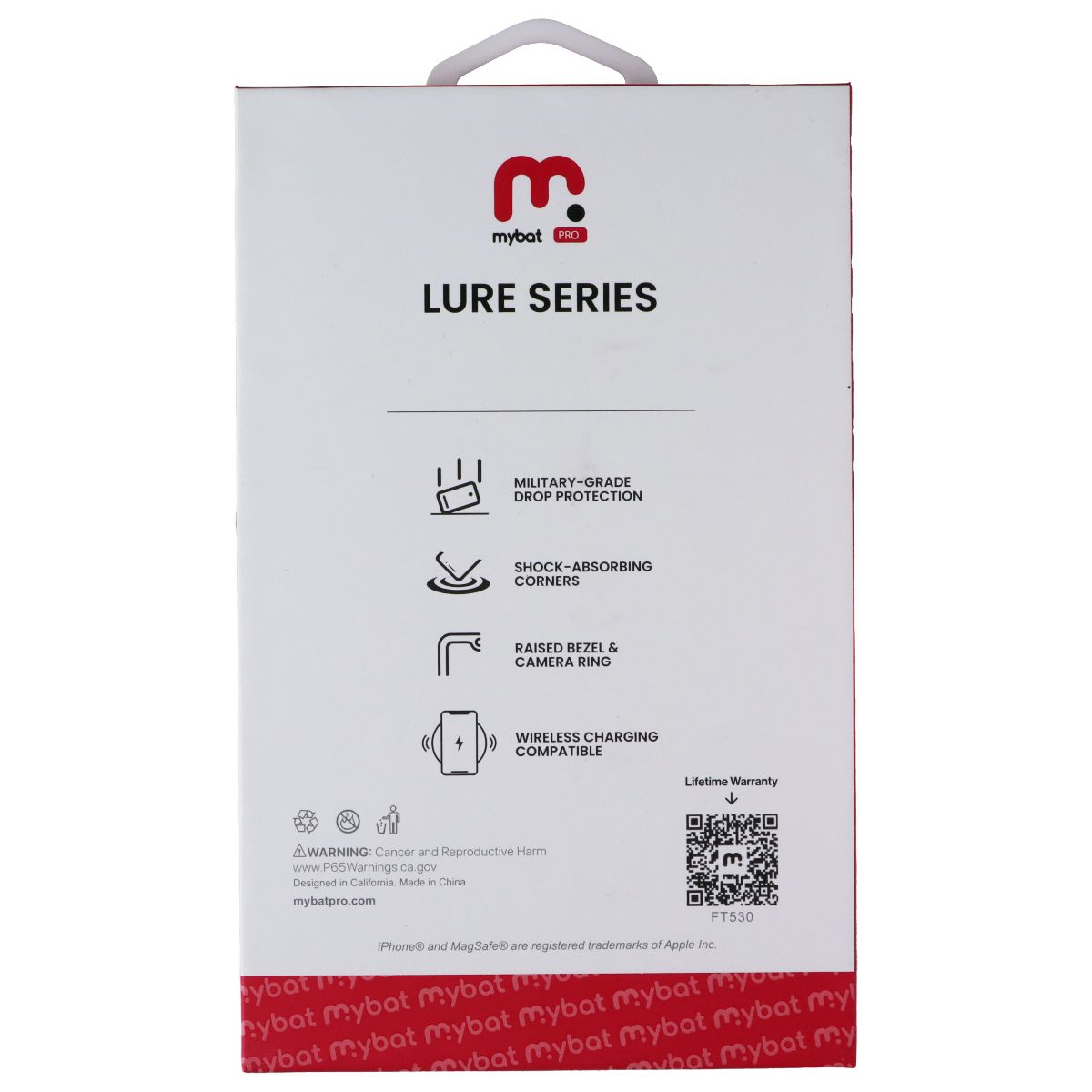 MyBat Pro Lure Series Kickstand Case for MagSafe for Apple iPhone 16 - Red