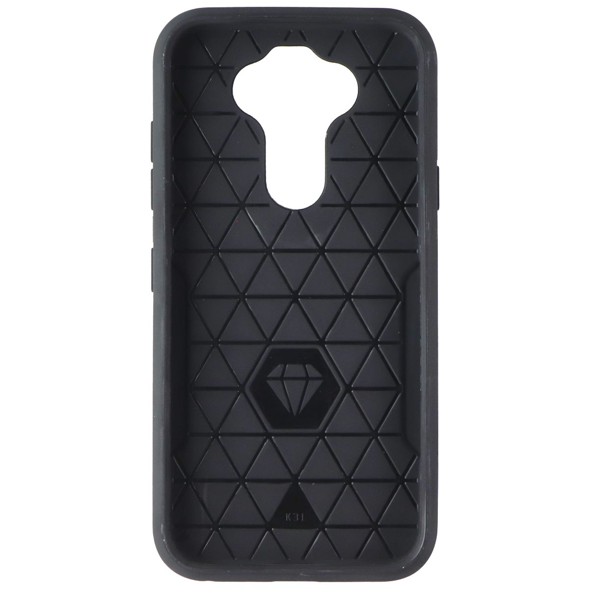 Mybat Premium Rugged Non-Slip Case with Kickstand for LG K31 - Black Cell Phone - Cases, Covers & Skins MyBat - Simple Cell Bulk Wholesale Pricing - USA Seller