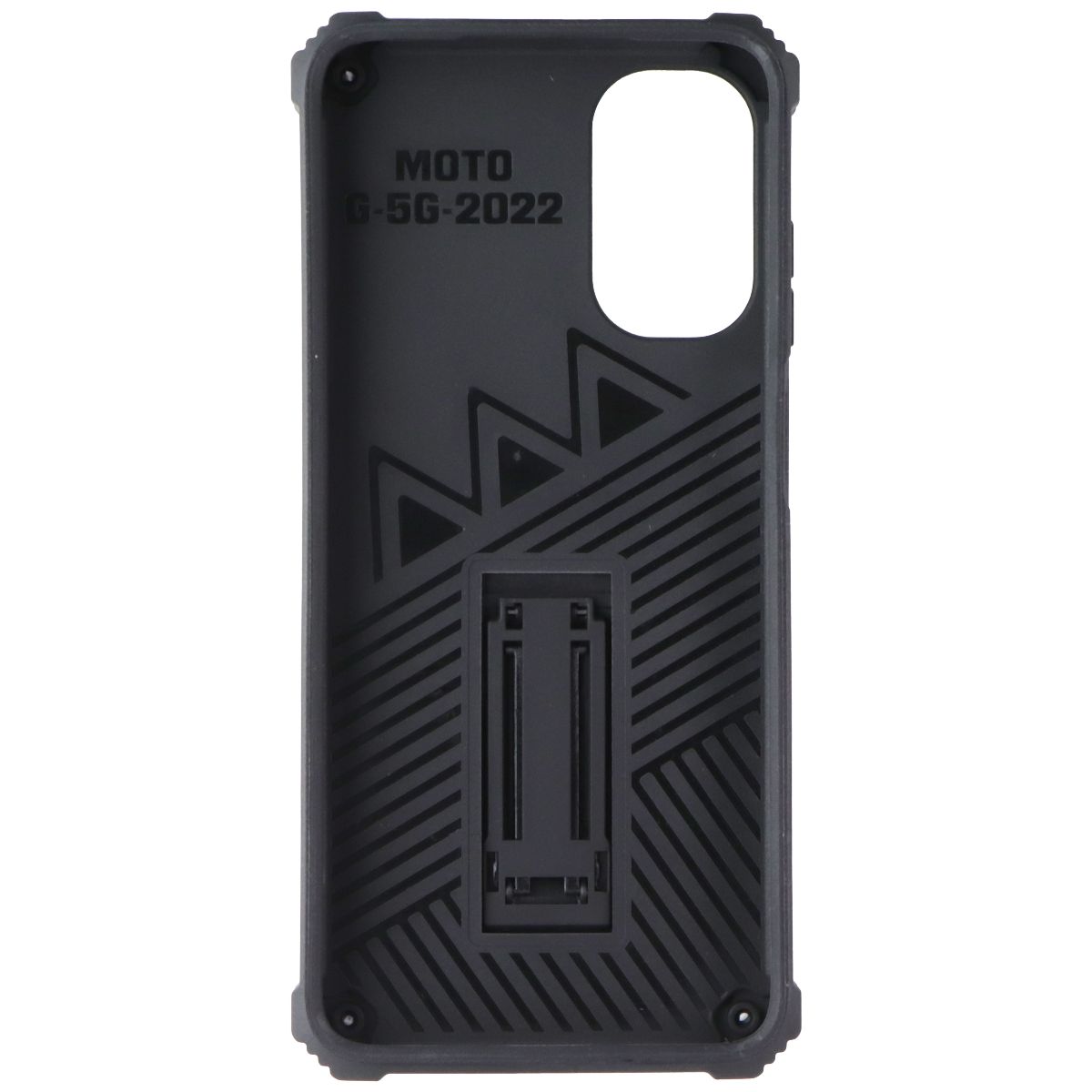 Mybat Rugged Kickstand Case for Motorola Moto G 5G (2022) - Black Cell Phone - Cases, Covers & Skins MyBat - Simple Cell Bulk Wholesale Pricing - USA Seller