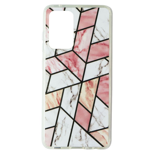 MyBat Geometric Case for Samsung Galaxy A52 5G - Pink / White Cell Phone - Cases, Covers & Skins MyBat - Simple Cell Bulk Wholesale Pricing - USA Seller