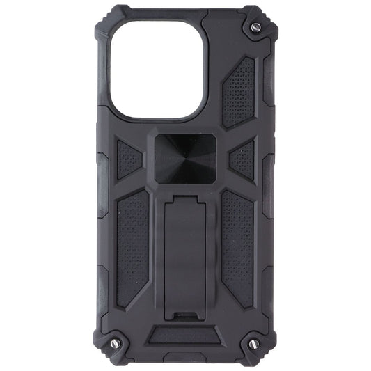 MyBat Sturdy Hybrid Series Case with Kickstand for Apple iPhone 14 Pro - Black Cell Phone - Cases, Covers & Skins MyBat - Simple Cell Bulk Wholesale Pricing - USA Seller