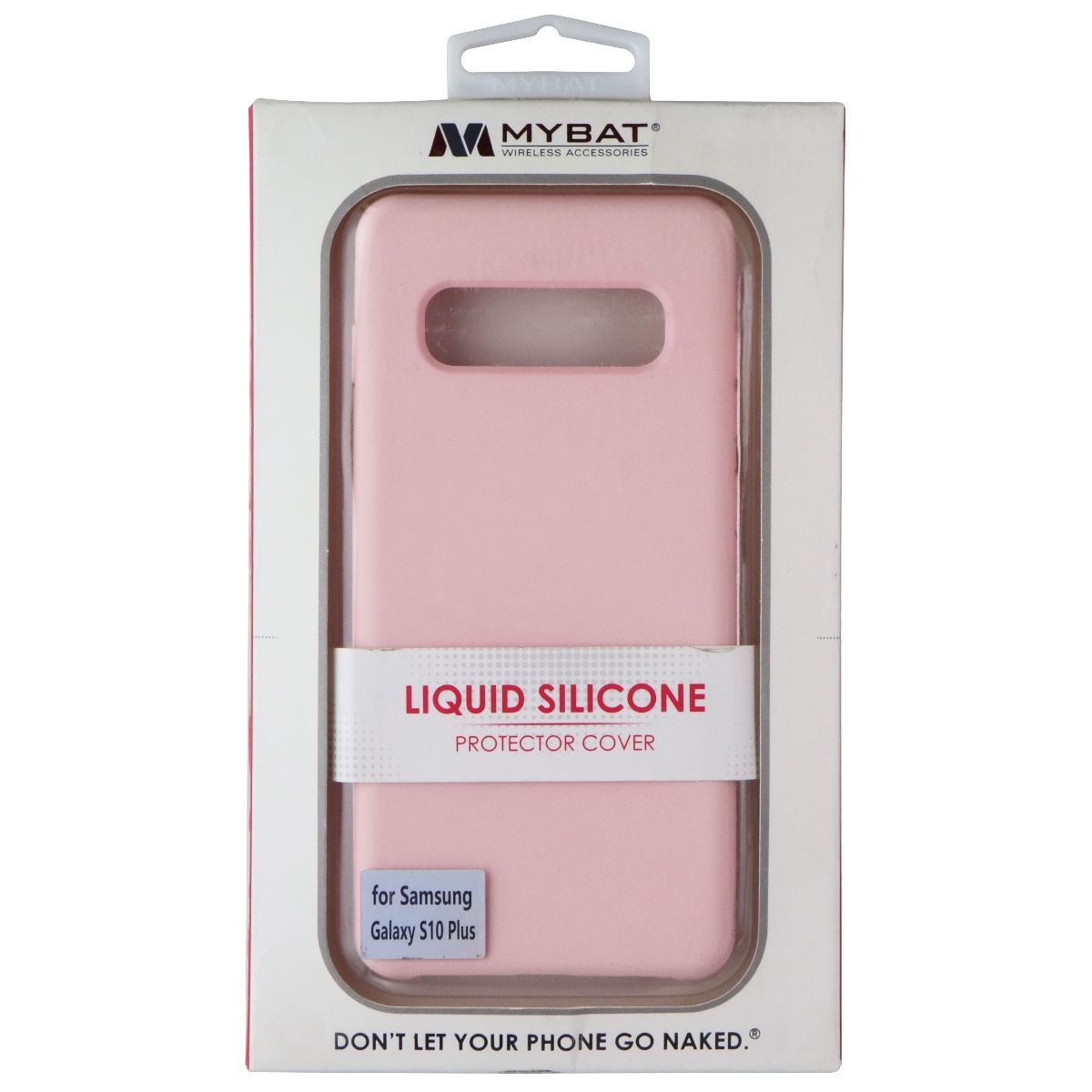 MyBat Liquid Silicone Case for Samsung Galaxy S10 Plus - Pink Cell Phone - Cases, Covers & Skins MyBat - Simple Cell Bulk Wholesale Pricing - USA Seller