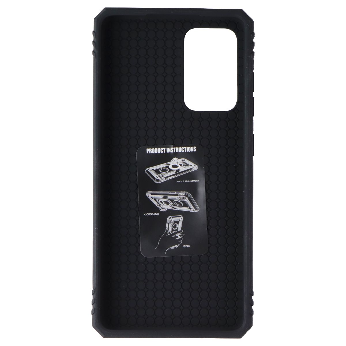 MyBat Anti-Drop Series Ring Case for Samsung Galaxy A52 5G - Black Cell Phone - Cases, Covers & Skins MyBat - Simple Cell Bulk Wholesale Pricing - USA Seller