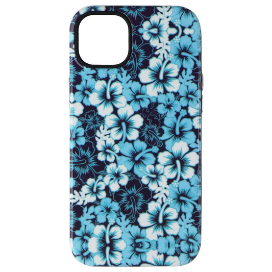 Mybat Pro Fuse Series Case for MagSafe for iPhone 14 Plus - Blue Hibiscus Cell Phone - Cases, Covers & Skins MyBat Pro - Simple Cell Bulk Wholesale Pricing - USA Seller