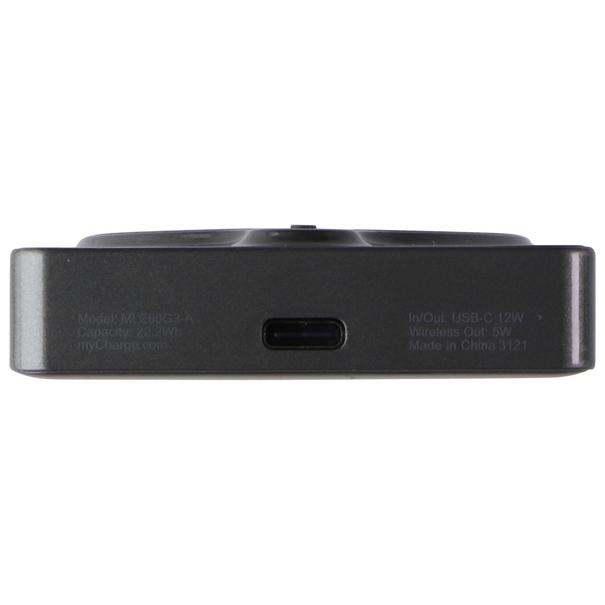 MyCharge Mag Lock Magnetic Wireless Powerbank 6,000mAh ML60G3-A - Black Cell Phone - Chargers & Cradles myCharge - Simple Cell Bulk Wholesale Pricing - USA Seller