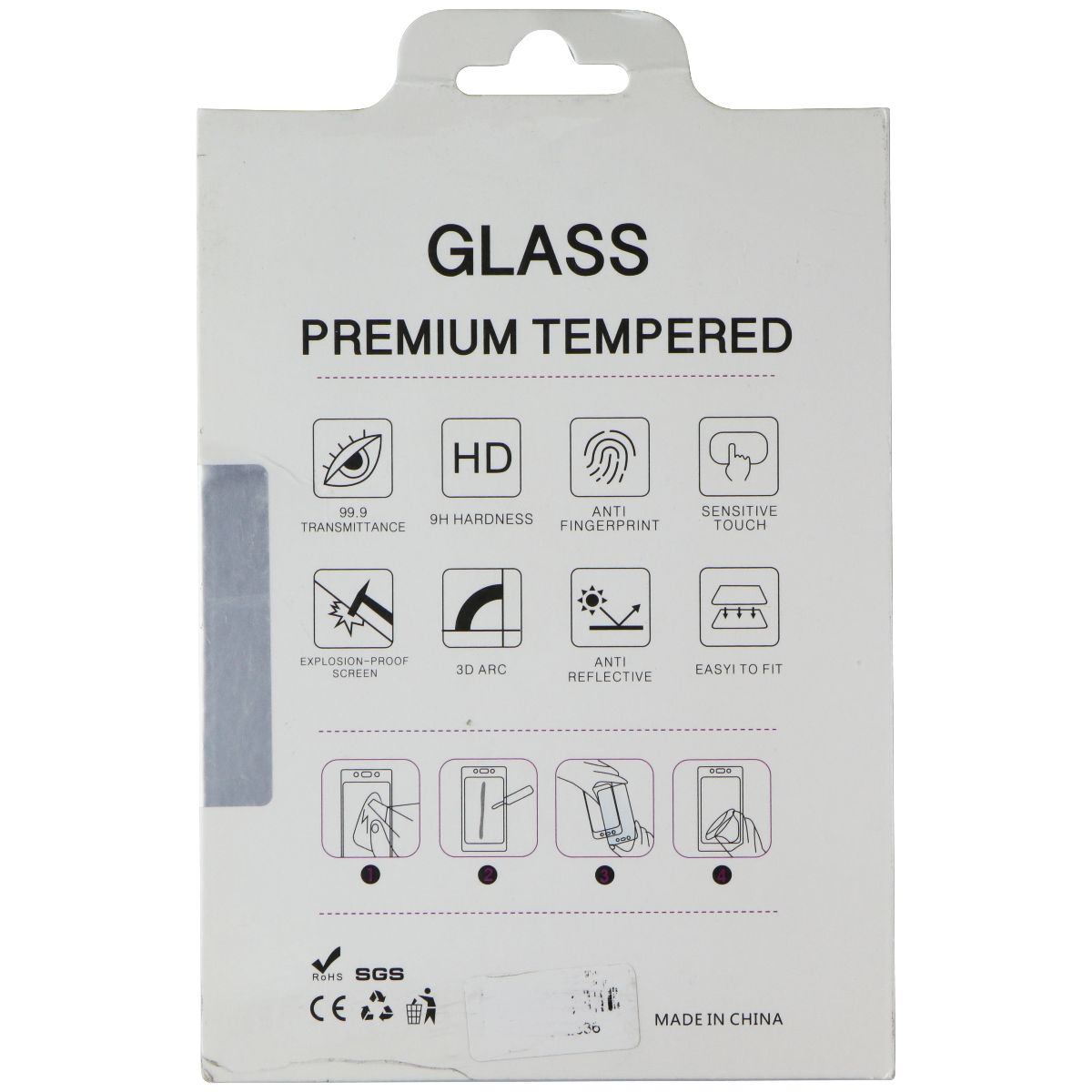 Nano Optics Curved Glass Screen Protector for Samsung Galaxy S8 Plus / S9 Plus Cell Phone - Screen Protectors Nano Optics - Simple Cell Bulk Wholesale Pricing - USA Seller