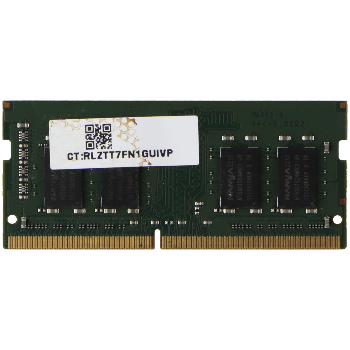 Nanya (8GB) DDR4 1Rx8 (PC4-3200AA) Laptop RAM Memory (NT8GA64D88CX3S-JR) Computer Parts - Memory (RAM) Nanya - Simple Cell Bulk Wholesale Pricing - USA Seller