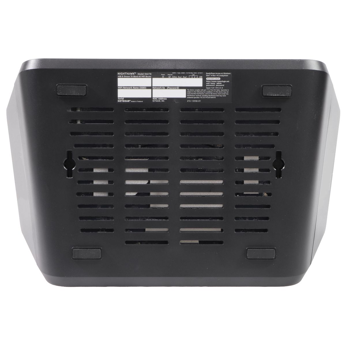 NETGEAR Nighthawk AX8 (8-Stream) AX6200 Wi-Fi 6 Router (RAX78) - Black Networking - Wireless Wi-Fi Routers Netgear - Simple Cell Bulk Wholesale Pricing - USA Seller