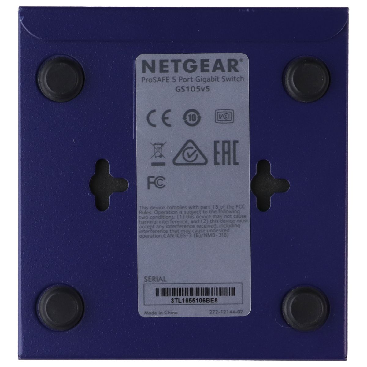 NETGEAR ProSafe 5-Port Gigabit Switch (GS105v5) - Blue