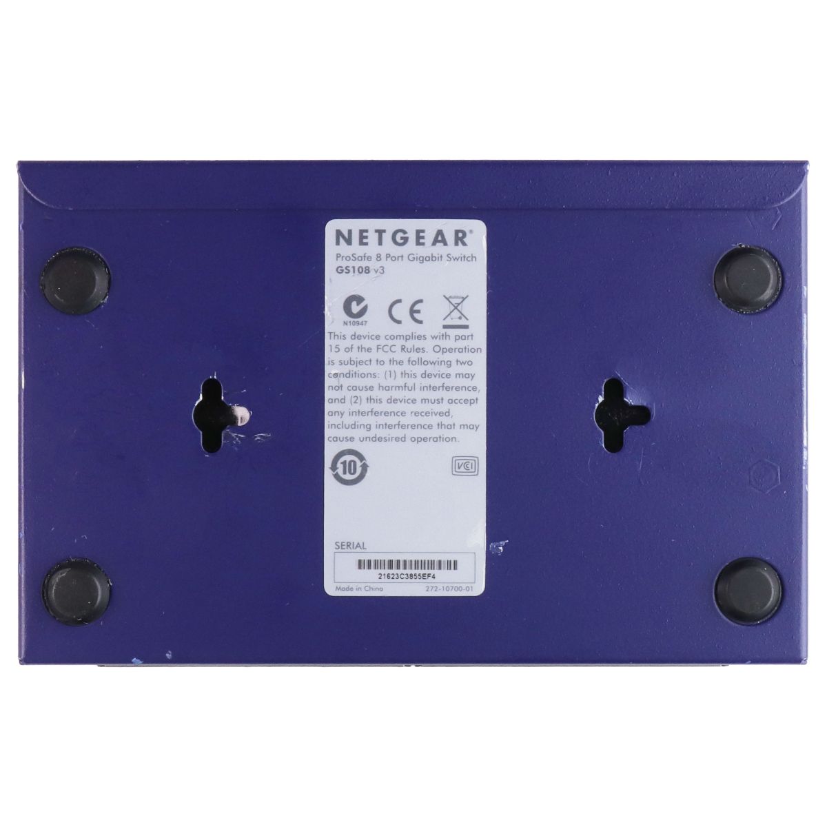 NETGEAR 8 Port Gigabit Ethernet Unmanaged Switch GS108v3 Network Hub