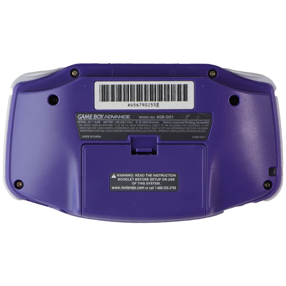 Nintendo Game Boy Advance (AGB-001) - Indigo Gaming/Console - Video Game Consoles Nintendo - Simple Cell Bulk Wholesale Pricing - USA Seller