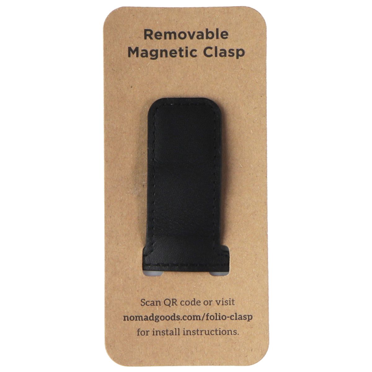Nomad Modern Leather Folio Case for MagSafe for iPhone 15 Pro - Black Cell Phone - Cases, Covers & Skins Nomad - Simple Cell Bulk Wholesale Pricing - USA Seller