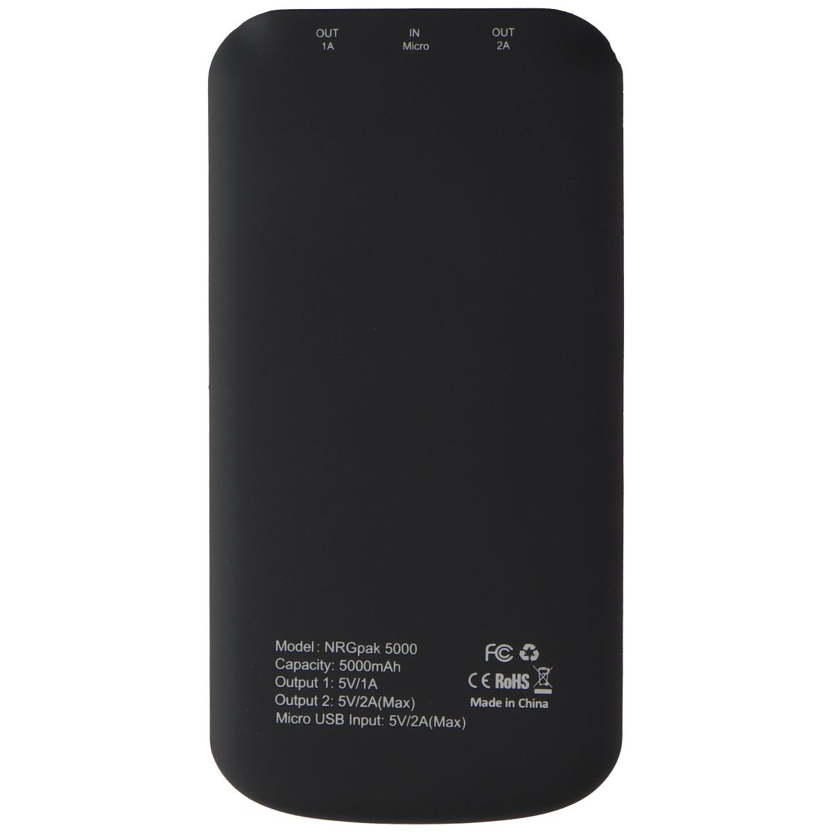 Ghostek Life NRGpak (5,000mAh) Portable Dual USB Power Bank - Black/Rose Cell Phone - Chargers & Cradles Ghostek - Simple Cell Bulk Wholesale Pricing - USA Seller