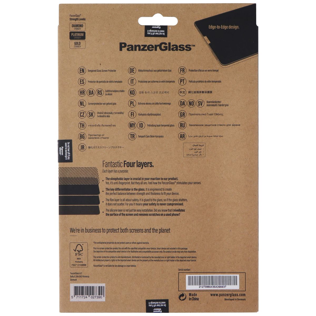 PanzerGlass Screen Protector for Apple iPad Mini 8.3-inch (6th Gen/2021) iPad/Tablet Accessories - Screen Protectors PanzerGlass - Simple Cell Bulk Wholesale Pricing - USA Seller