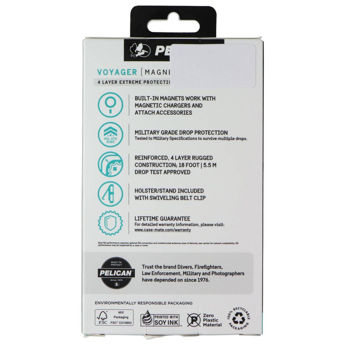 Pelican Voyager Series Case & Holster for Samsung Galaxy S25 - Black Cell Phone - Cases, Covers & Skins Pelican - Simple Cell Bulk Wholesale Pricing - USA Seller