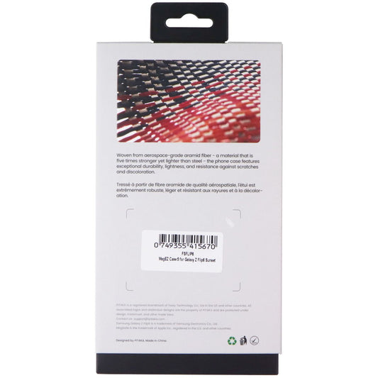 PITAKA MagEZ Case 5 for MagSafe for Samsung Galaxy Z Flip6/Flip7 FE - Sunset Cell Phone - Cases, Covers & Skins Pitaka - Simple Cell Bulk Wholesale Pricing - USA Seller