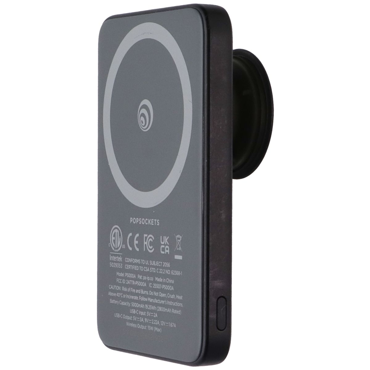 PopSockets MagSafe PowerPack Phone Charger - Black (P5000A)