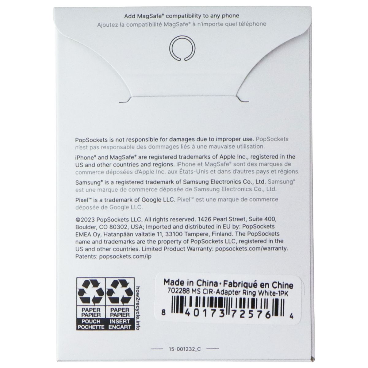 PopSockets Magnetic Phone Grip and Stand for MagSafe - Coco Creme Cell Phone - Mounts & Holders PopSockets - Simple Cell Bulk Wholesale Pricing - USA Seller