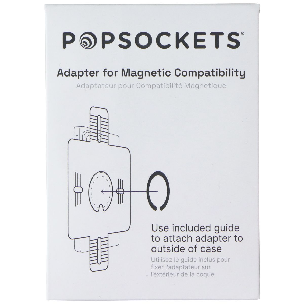 PopSockets Magnetic Phone Grip & Stand for MagSafe - Fluted Opalescent Cell Phone - Mounts & Holders PopSockets - Simple Cell Bulk Wholesale Pricing - USA Seller