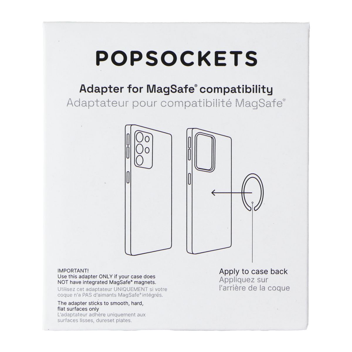 PopSockets Magnetic Phone Grip and Stand for MagSafe - Opalescent Cell Phone - Mounts & Holders PopSockets - Simple Cell Bulk Wholesale Pricing - USA Seller