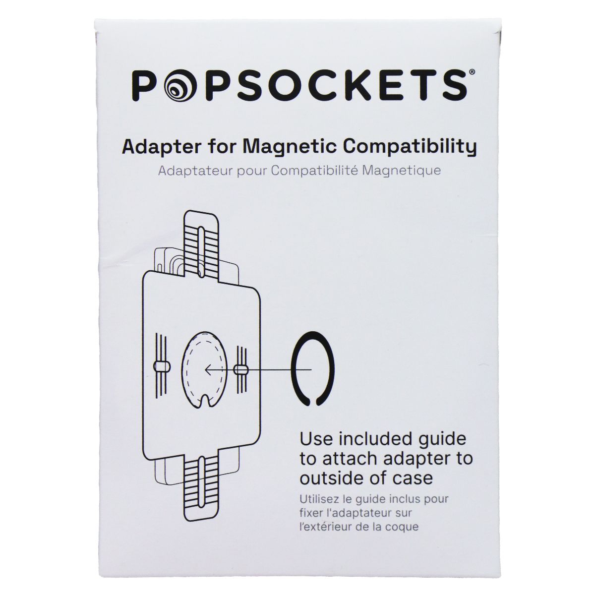 PopSockets PopWallet+ Magnetic Phone Wallet for MagSafe Devices - Blue Rainbow