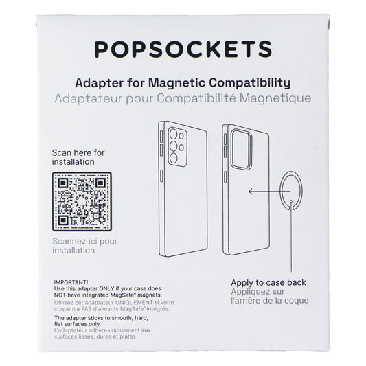 PopSockets PopWallet Series Magnetic Phone Wallet with Ring for MagSafe - White Cell Phone - Mounts & Holders PopSockets - Simple Cell Bulk Wholesale Pricing - USA Seller