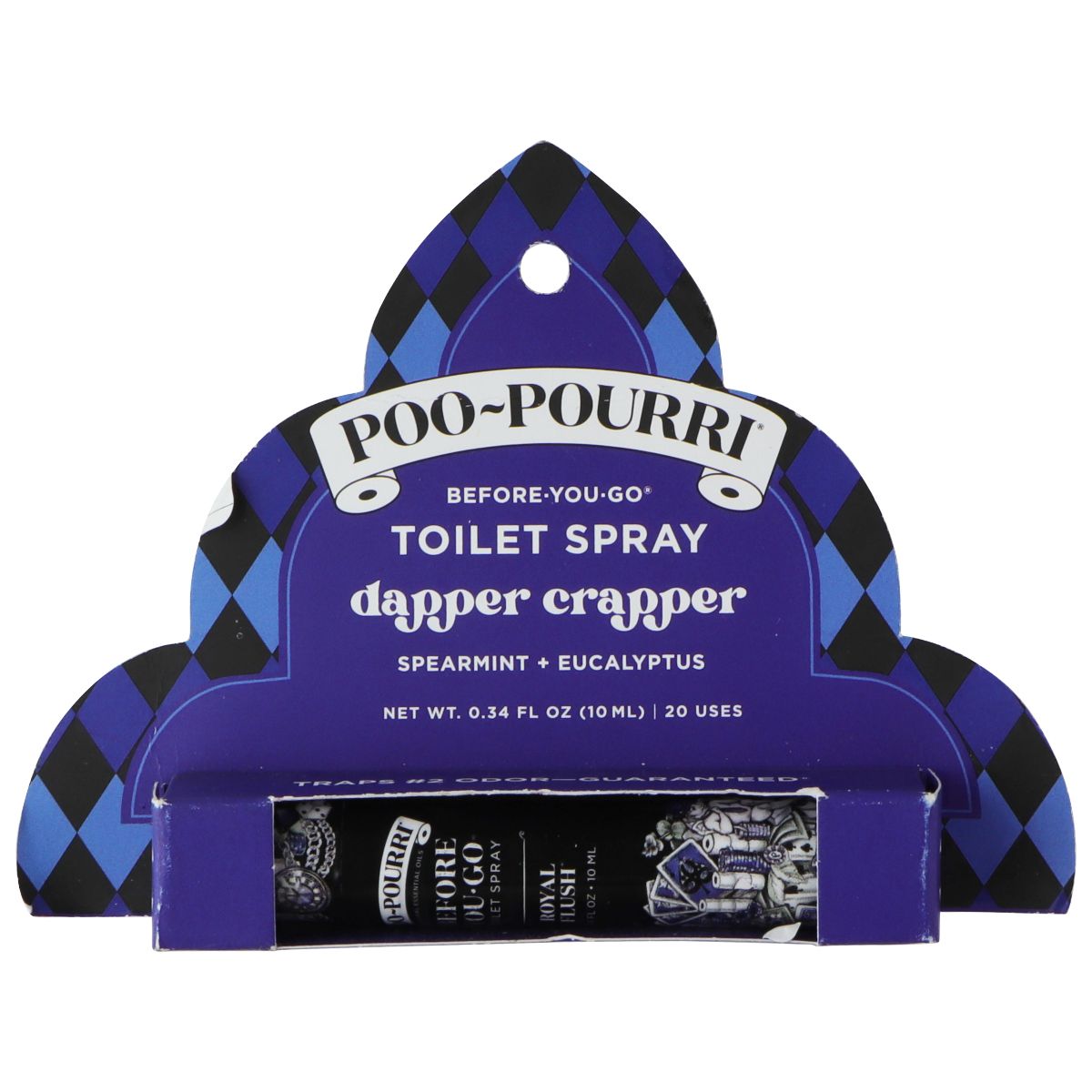 Poo-Pourri Before-You-Go Scented Toilet Spray - Dapper Capper (Single) Household Supplies & Cleaning - Cleaning Products Pourri - Simple Cell Bulk Wholesale Pricing - USA Seller