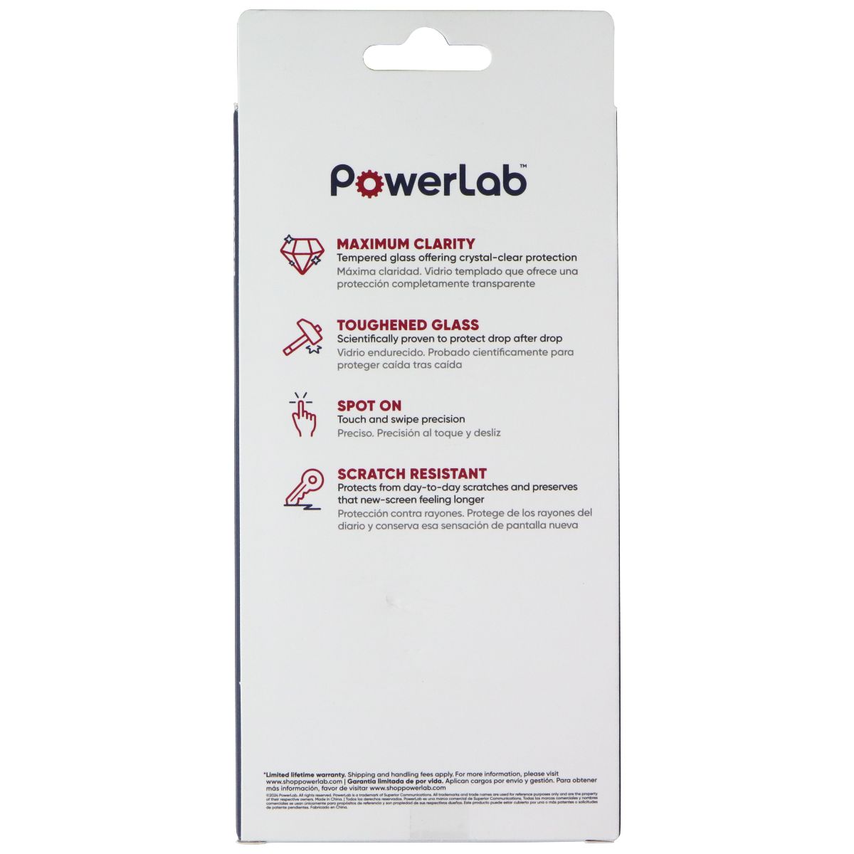 PowerLab Tempered Glass Screen Protector for Motorola Moto G Stylus 5G 2024 Cell Phone - Screen Protectors PowerLab - Simple Cell Bulk Wholesale Pricing - USA Seller